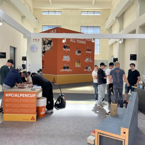 Exkursion der Platten und Fliesenleger zur PCI-Alpencup 2024, Bozen, Tilers, Championship