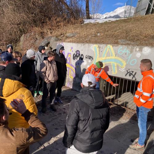 Exkursion der 2aTB zu den Gemeindewerken Telfs, Einblick in die Wasserversorgung_3