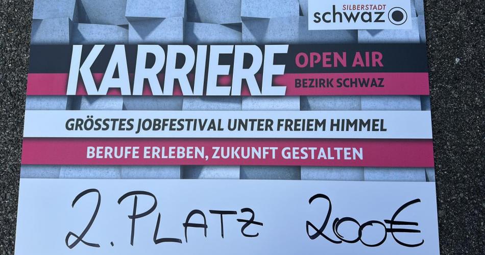 2. Platz beim Videowettbewerb